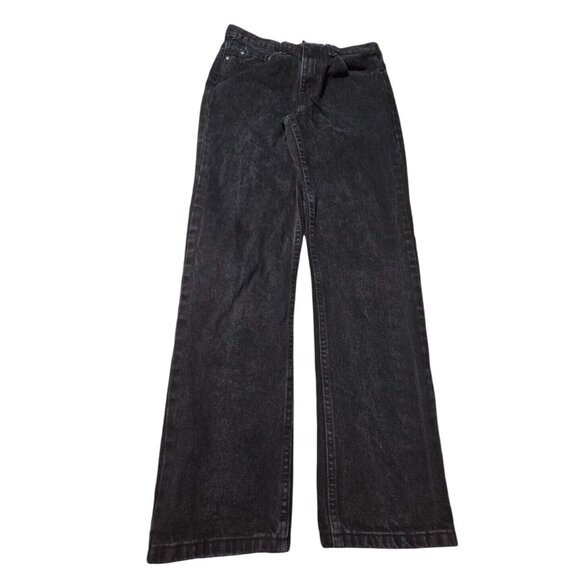 George Jeans Mens Size 29 X 30 Straight Leg Mid Rise Black Denim Pants GMO8466 - Picture 2 of 5